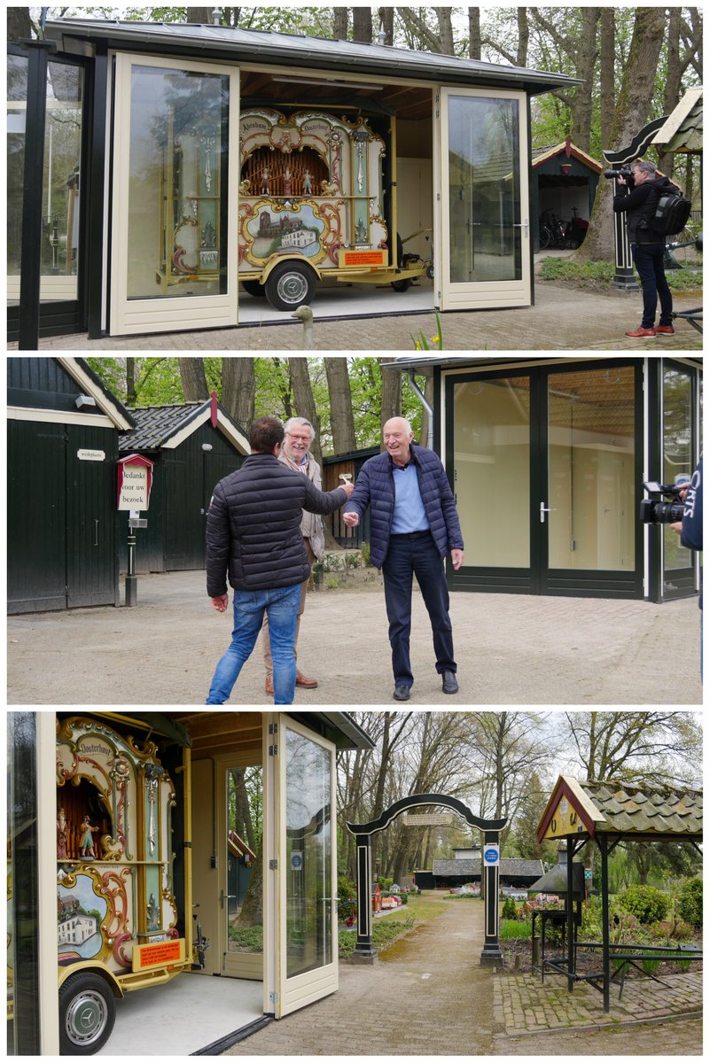 Nieuwe stalling voor het Abrahamorgel in Oosterhout.