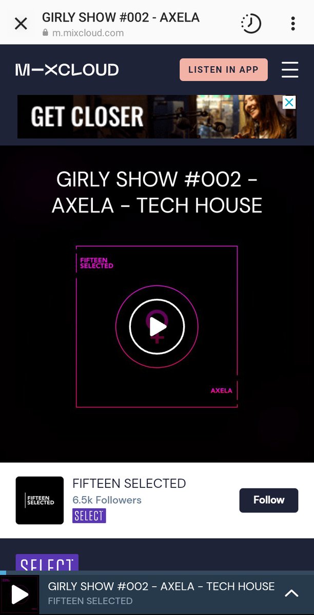 DJAxela's tweet photo. ⚡ vous pouvez écouter mon mix pr Fifteen Selected en suivant le lien ! 🔥🔥🔥🔥

⚡Follow the link to listen to my mix for Fifteen Selected ! 
🙌🏼🙌🏼🙌🏼🙌🏼
#deejay
#deejaymix
#musicshow #techhouse #mixcloud #havefun 

https://t.co/wE37qjgUmV https://t.co/syuEsZf0Jy