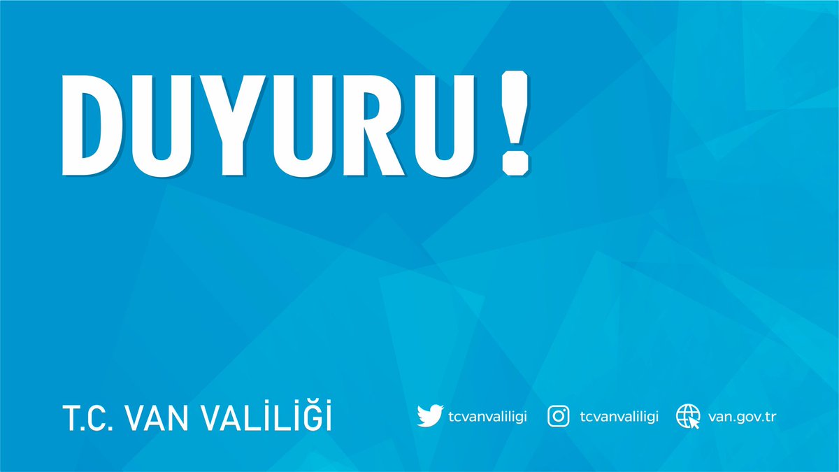 İl Umumi Hıfzıssıhha Kurulunun 30.04.2021 tarih ve 2021/21 sayılı kararı

Detaylar için 👉van.gov.tr/van-valiligi-i…