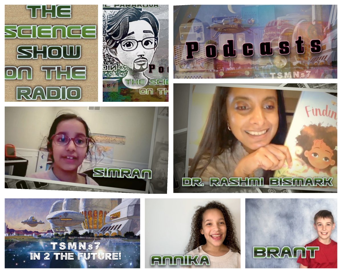 TSMN_studios's tweet photo. #TheScienceShow on the #Radio with #DrParakova and his guest @SimranStem talking about Simran's recent #STEMclub and it's guest Dr. @rashmibismark  TY to #TeamSimran and our #TSMNpodcasts team for producing this excellent podcast!  TSMNpodcasts: https://t.co/7yfA6Vtq5D https://t.co/OFhoQViY9H