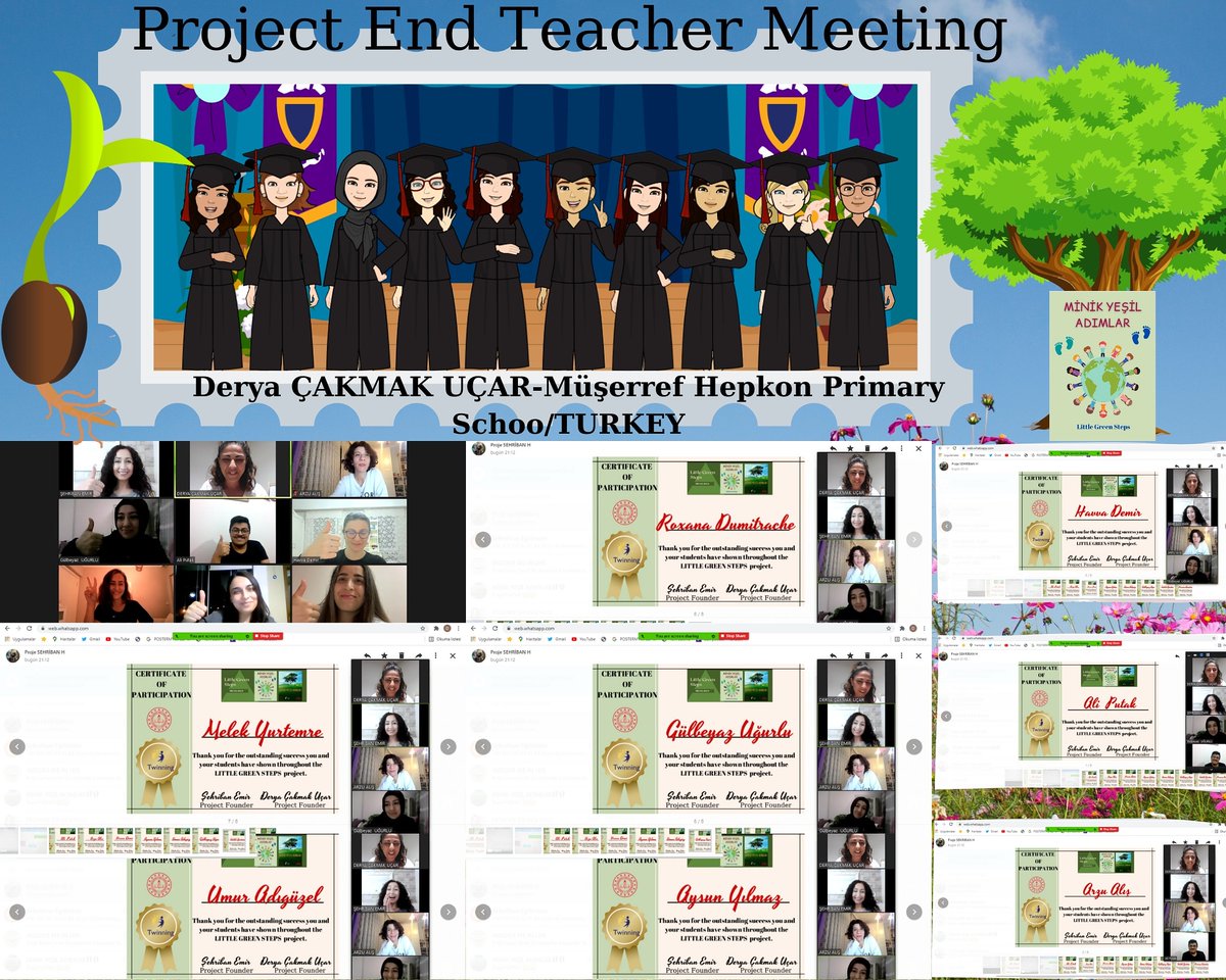 minik_ad's tweet photo. Derya ÇAKMAK UÇAR - Müşerref Hepkon Primary School /TURKEY
30.04.2021
We held the final meeting of our project. Thank you to all my partners. We worked in harmony. We never upset each other. We worked with respect and love. And I think we achieved our project goal. https://t.co/sakB5uBjKA