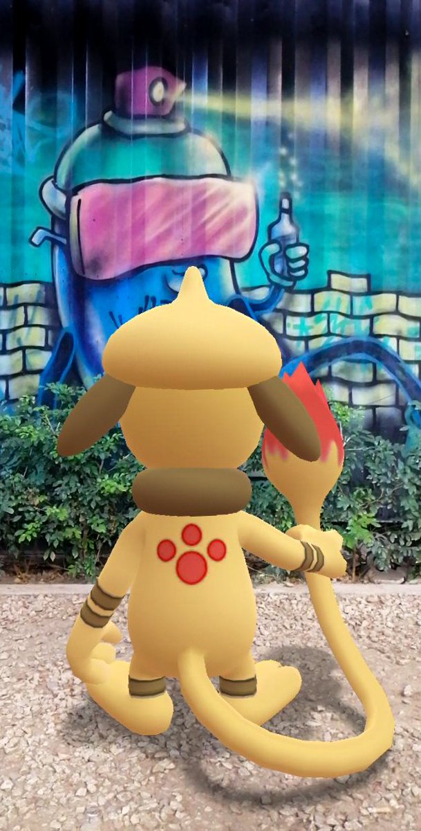 prince_je07's tweet photo. Since I didn't get Pokemon Snap today, I decided to take some few #ARshots in @PokemonGoApp.. ✨ Smeargle is beautiful 🥰

#pokemongo #shinypokemon #pokemongosnapevent https://t.co/G07YxgghCu