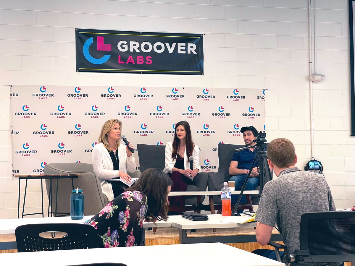 MoonbaseLabs's tweet photo. It feels like ages – lightyears even – since we’ve seen some of the faces in this room. Thanks to @nxtusio and @Groover_Labs for energizing Wichita entrepreneurs with this event! https://t.co/LQbNfLJX9f