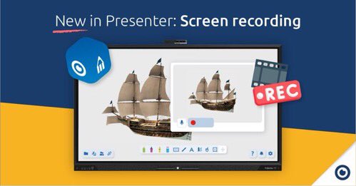 ProwiseIreland's tweet photo. A Presenter 10 first: Screen recording!!! 

Soon, the Presenter Windows Desktop app will allow you to annotate and record your lessons. 

This feature allows you to make a video of your activities in our educational software.

Keep an eye on our channels! https://t.co/HjvVHVW8bz