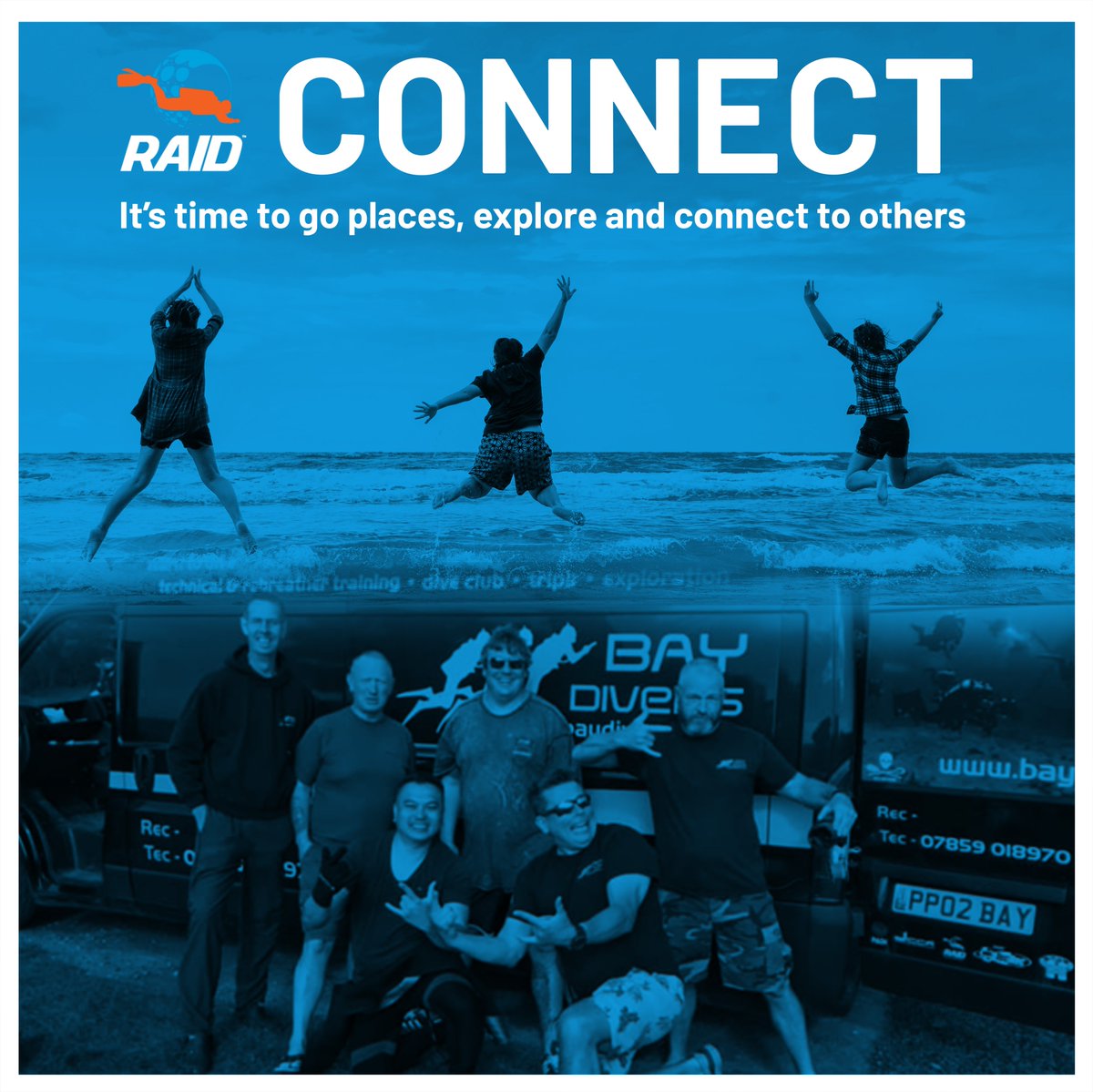 It’s time to go places, explore and connect to others. Connect with RAID Dive Centre - Bay Divers in St Brides, Wales for a relaxed weekend of diving and fun on the 3rd and 4th July 2021.

For more information on this RAID Connect weekend please visit diveraiduk.com/connect.