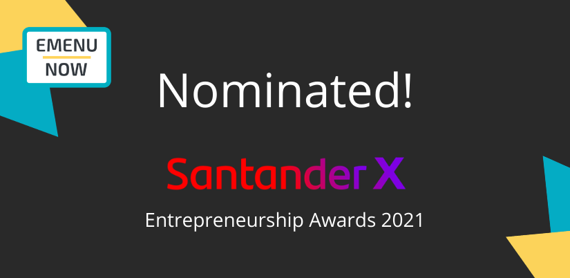 emenunow's tweet photo. 🏆 We are absolutely thrilled to announce that we have been nominated for the Santander X Entrepreneurship Awards 2021! 🥳

We have been nominated as the @cityuniversitylondon representative, and we couldn’t be more proud to have been chosen.

@santanderuknews 

#innovation https://t.co/9zOFa8RLSb