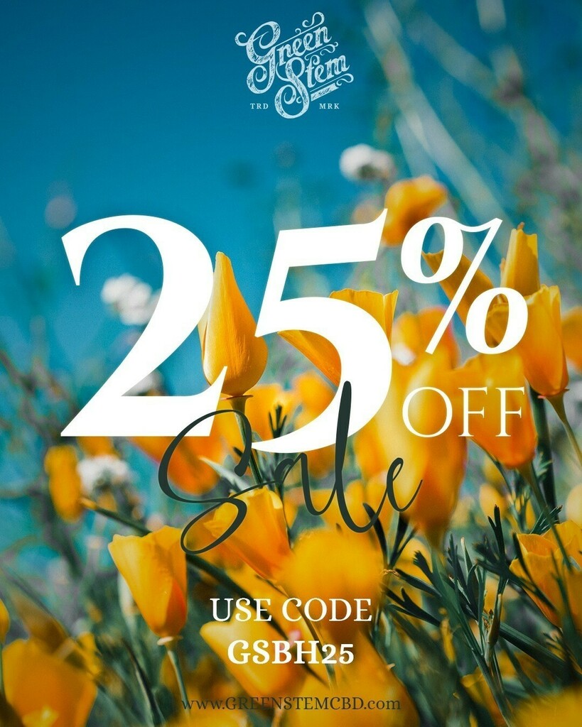 Can you feel it too? Spring is all around, life is slowly returning back to normal and a long, languid Bank Holiday approaches. To celebrate, we’re offering a 25% discount off all orders when you visit Green Stem CBD online this Bank Holiday Weekend usin… instagr.am/p/COS8ijgNfNg/