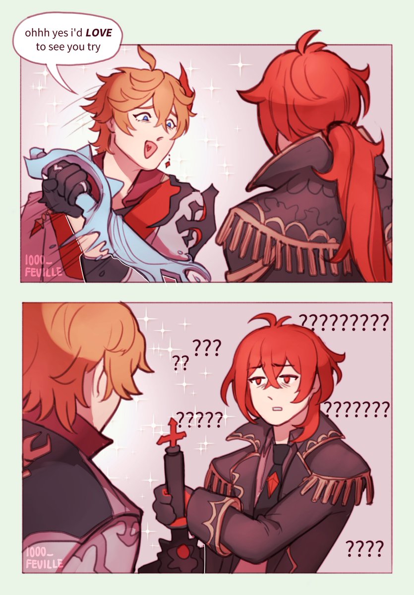 being diluc is suffering
#GenshinImpact  #原神