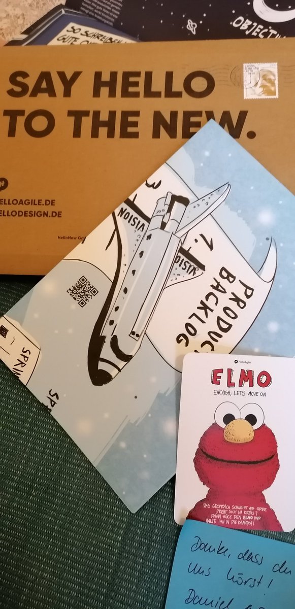 mofoni's tweet photo. Oh wie schön und vielen Dank! #agilestuff #designliebe @UnboxingAgile https://t.co/obBMukaJNn