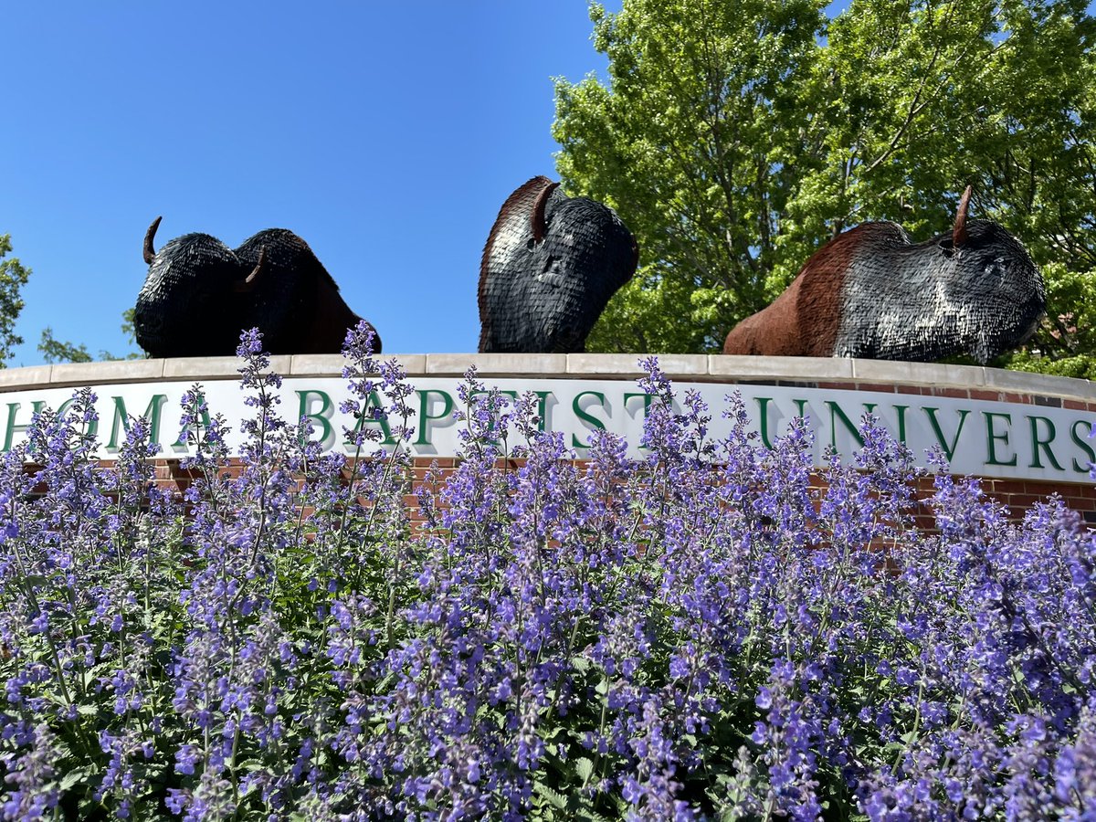 April draws to a close with a glorious day on Bison Hill!!! #obubison #obufutureshapers