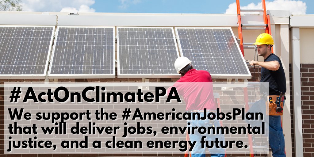 For decades, infrastructure in PA has suffered from a systemic lack of investment. The need for action is clear: Our state needs the #AmericanJobsPlan for a #ClimateRecovery that works for all of us. #InvestInUs #EquitableRecovery #ActOnClimatePA @ConservationPA