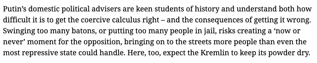 Where I was wrong, though, was on my prediction that Putin wouldn’t move to “break the people”. I wrote:/12