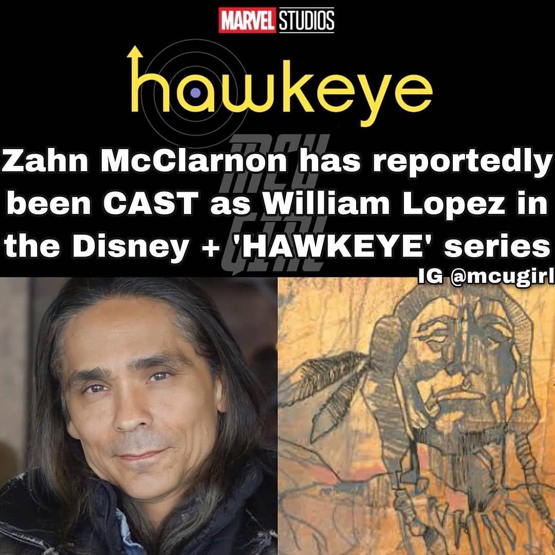 HinuHocakAGG's tweet photo. 🤩There is some PHENOMENAL Casting on #Hawkeye - check out this pic of some Daddy Daughter time on set! Up & coming #Superstar @alaquacox playing Maya Lopez/Echo with the incomparable @zahnmcclarnon as Maya's father, William Lopez/Crazy Horse. #NativeActors #Menom #Lakota #MARVEL https://t.co/roN92Z7w9D