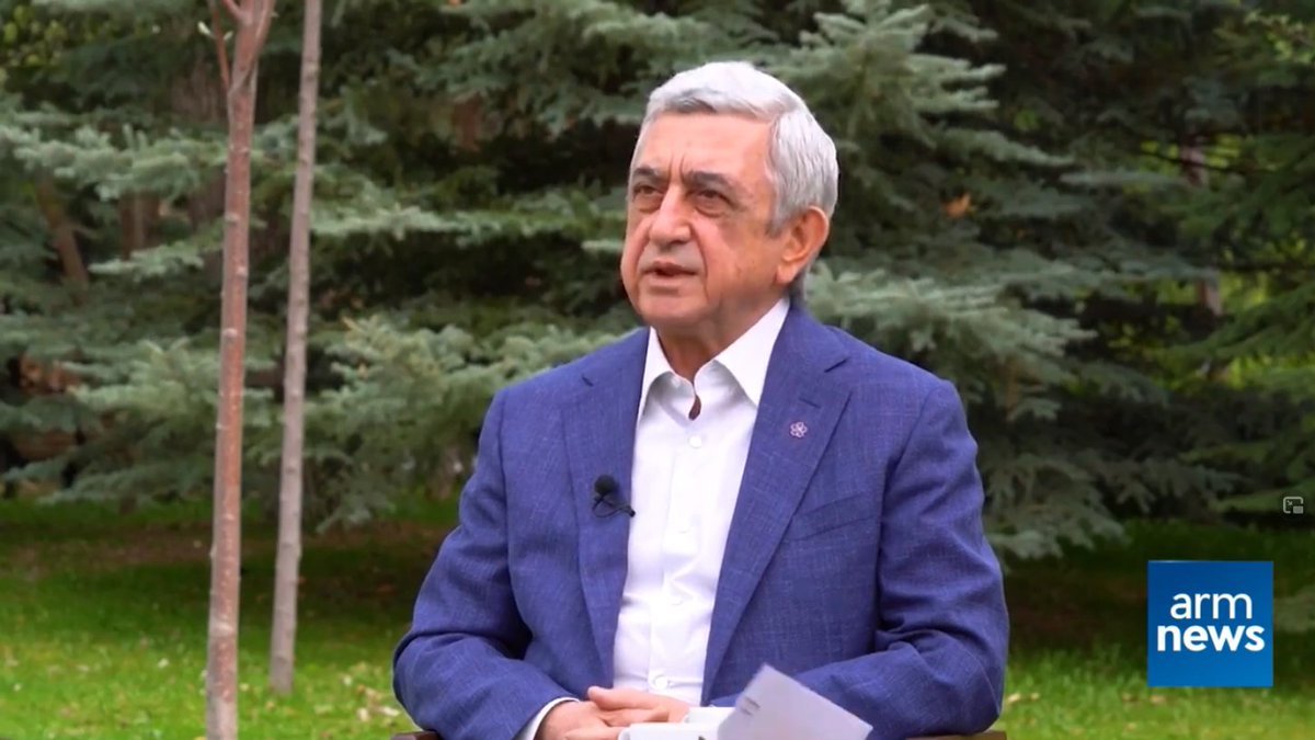 An interview with Armenian national hero and third president Serzh Sargsyan has premiered. It promises to be a good one.