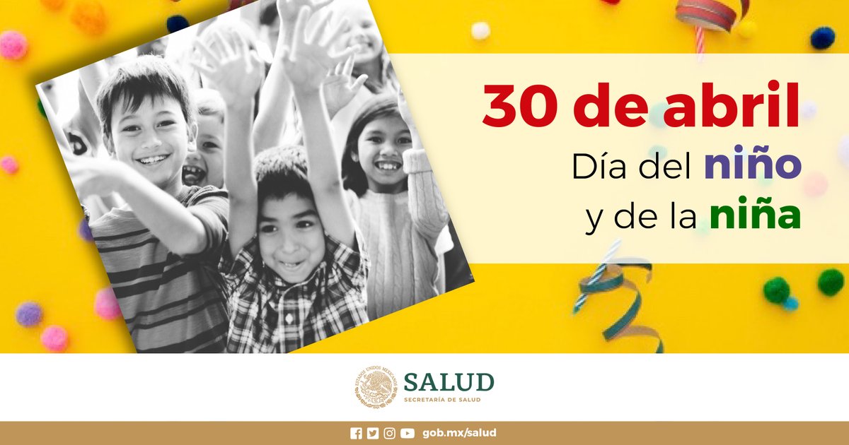 TISaludmx's tweet photo. @SaludSPPS Los niños y las niñas tienen derecho a la salud, educación y protección, independientemente del lugar en el que haya nacido.
¡Feliz día del niño y de la niña! https://t.co/yceNdU508I