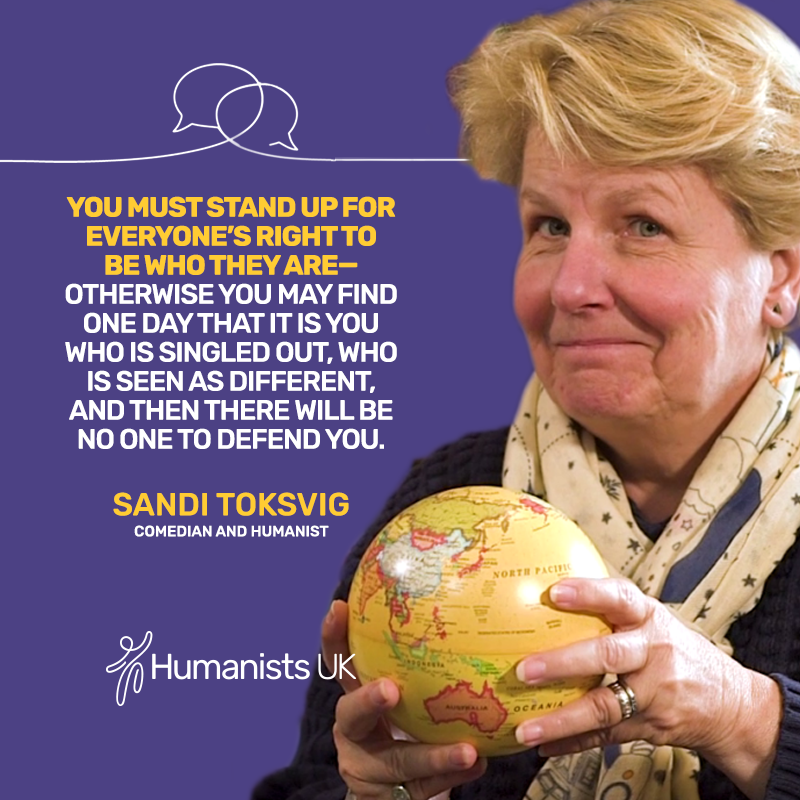 Happy Birthday to our patron Sandi Toksvig! 