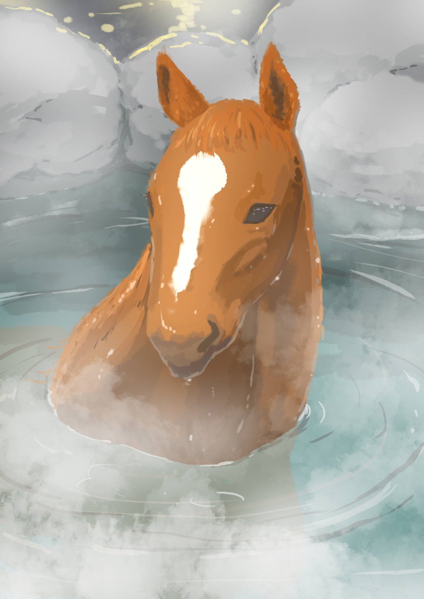 「#今月描いた絵を晒そう ウマ多めだった 」|えらんとのイラスト