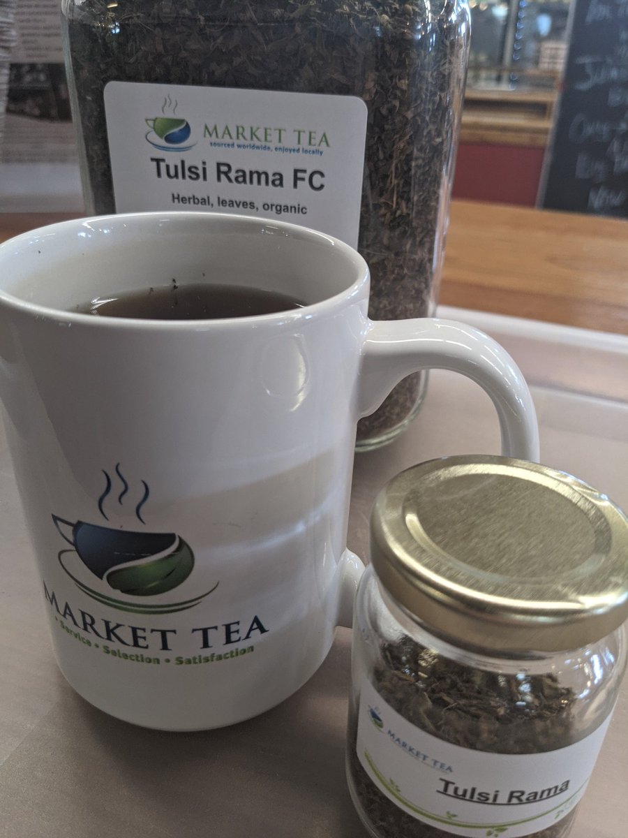 Just in, fine-cut, organic Tulsi. Available at <a href="/CrossroadsMrkt/">Crossroads Market</a>  Fri Sat Sun 9-5. See you there
.