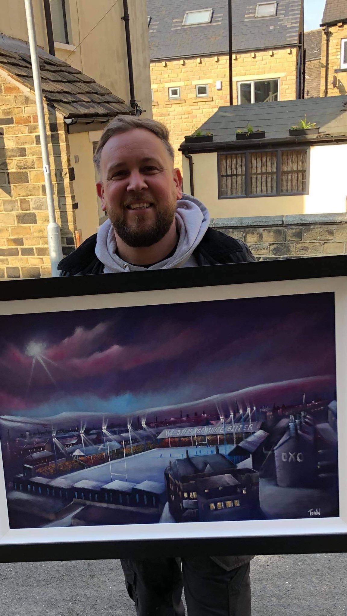 Stadium Portraits By Paul Town On Twitter Another Happy Customer With