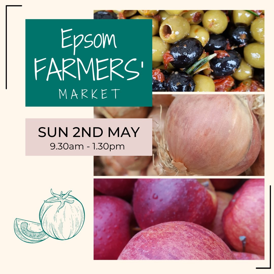 This Sunday #EpsomFarmersMarket with @surreymarkets