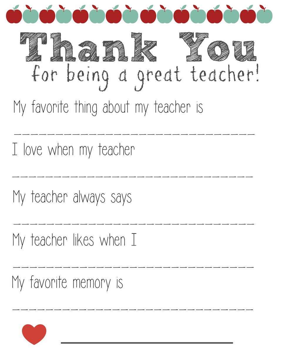 Teacher Appreciation Week is happening next week. Please print the following form and have your child fill it out for the teachers and staff at Fairfield. Let's tell the staff and teachers how much they are appreciated!