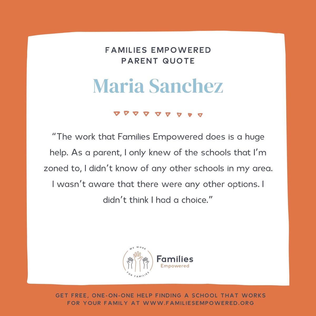 Families Empowered tweet media