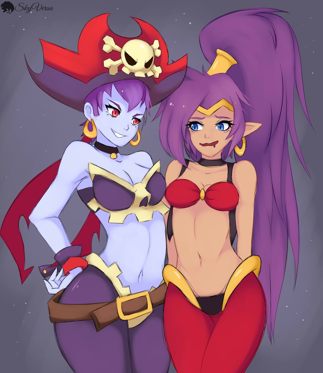 Shantae and Risky Boots! #fanart #wayforward.