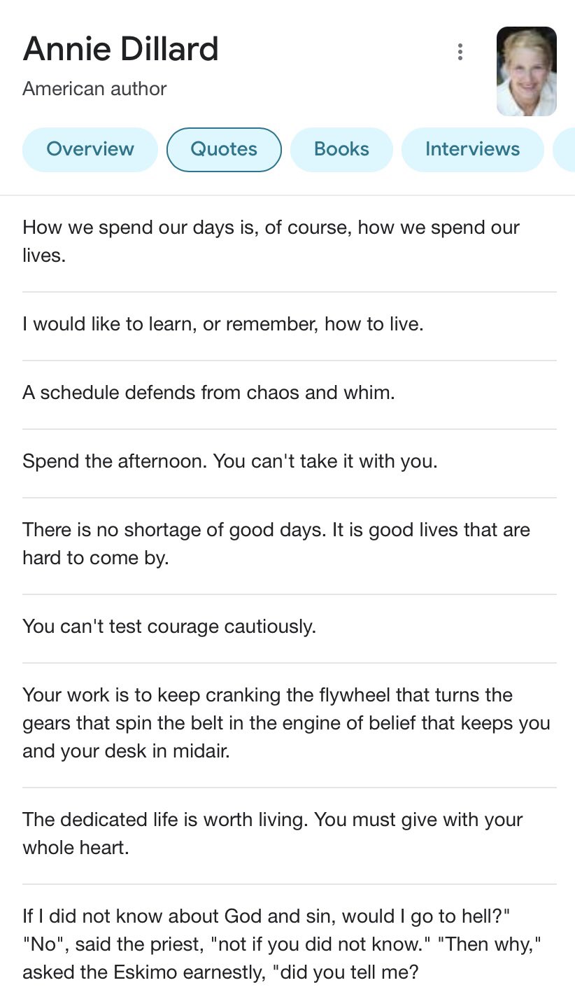 Happy Birthday, Annie Dillard! Which of these quotes by her is your fave?? 