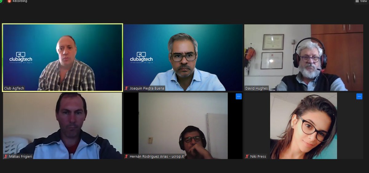 Club_AgTech's tweet image. #MASTERTHINK 💡
“El ingeniero Agrónomo en la era digital” con David Hughes
❗❗ Próximamente, vas a poder disfrutar de estas charlas en PODCAST!
#transformacioncultural #transformaciondigital #agtech #innovacion #agro #agronegocios #campo #agritech #Maíz #Soja #Trigo #Agricultura