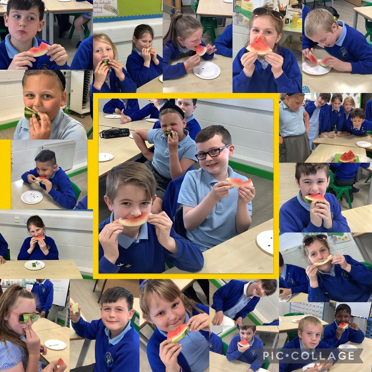 It’s safe to say our first ‘Fruity Friday’ was a success with trying Watermelon this week 🍉🍉🍉 #HealthyLiving <a href="/misslaw_lsa/">MissLaw_LSA</a> <a href="/Layton_Y4/">Year 4 Layton Primary School</a>
