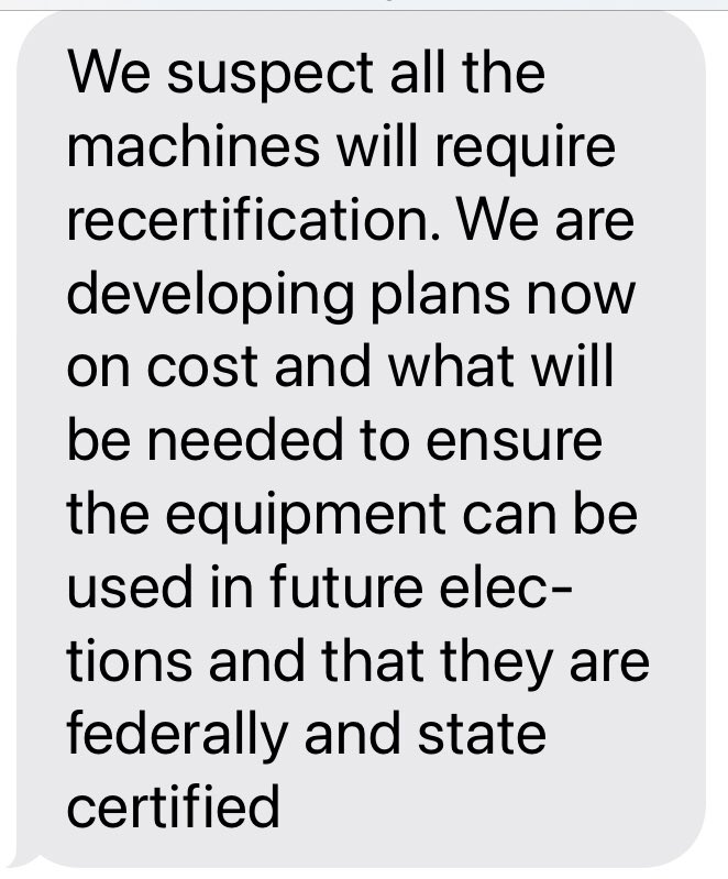 COUNTY SAYS Cyber Ninjas owner Doug Logan was the ‘expert’ analyzing machines. County elections spokeswoman says they need to be checked to ensure they can be used in future elections. Senate GOP has formally agreed to cover county’s costs.