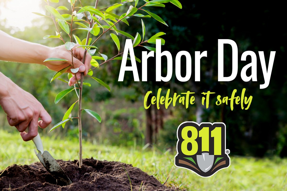 Colorado811's tweet photo. Happy Arbor Day from all of us at Colorado 811! Celebrate it safely, 811 before you dig!
.
.
.
.
#NationalSafeDigMonth #knowwhatsbelow #co811 #Colorado811 #Contact811 #beforeyoudig #construction #landscaping #Colorado #callorclick #ArborDay2021 https://t.co/xhIdJOlSA0