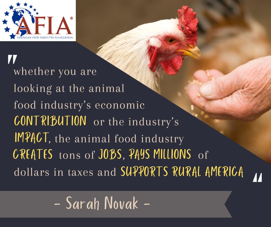 How many jobs do you think Alabama's feed industry supports? The numbers may be higher than you expect! Check out Sarah Novak's blog, and see if you are right.

Click here (3 min read) - ow.ly/kieZ50EBcWv

#economicimpact #DISInsights #agriculture #alabama <a href="/FeedFolks/">AFIA</a>