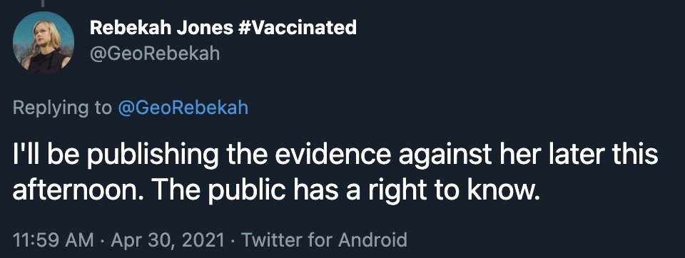 Jones says that she'll be publishing the "evidence" that she has against Pushaw today.Fact check: There is no evidence, but Jones will continue to post tweets that criticized her and label them as harassment.