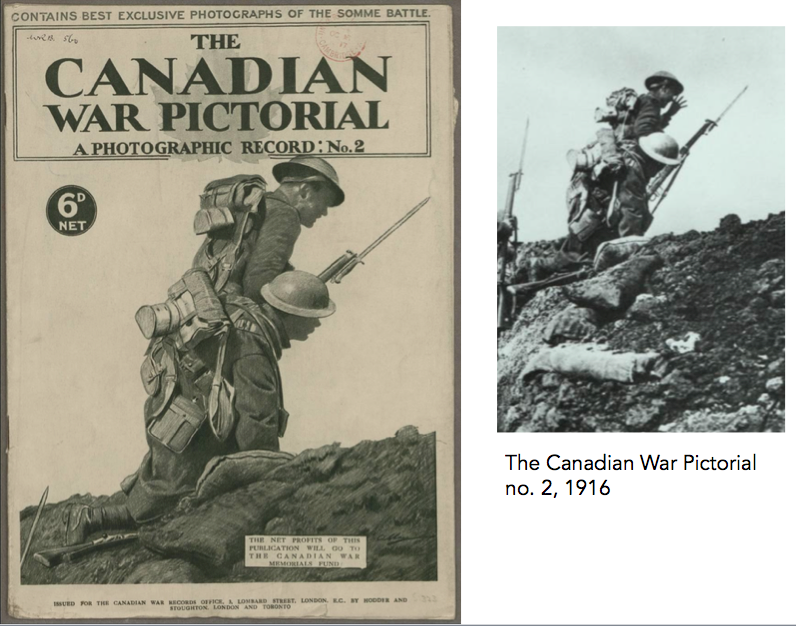 The above article comes from the third number of the CWP. The first showed Knobel's photographs from the spring/summer 1916, and the second featured Castle's photographs from the fall. Over the Top was on the cover.