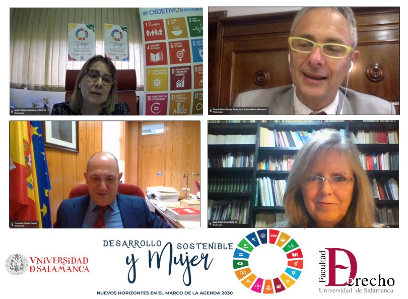 Increíble Acto de Clausura del “Congreso Desarrollo Sostenible y Mujer”. Gracias a <a href="/Negueda_Usal/">NEGUEDA</a> <a href="/InstMujeres/">Instituto de las Mujeres</a> <a href="/usal/">Universidad de Salamanca</a> <a href="/FacDerechoUsal/">Facultad de Derecho</a> <a href="/IgualdadUSAL/">Unidad de Igualdad</a> por organizar este evento. #UsalMujerODS 💟🌎🌍🌏