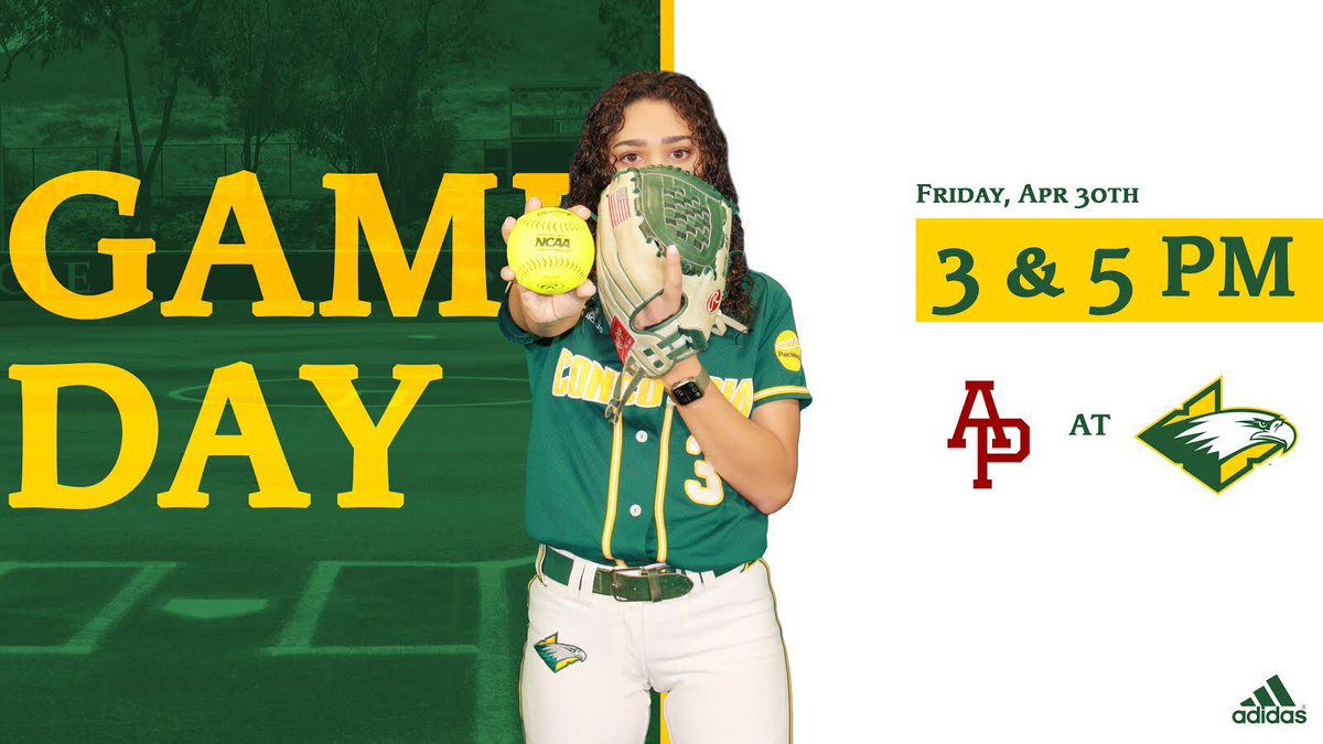 cuigoldeneagles's tweet photo. 4) Softball 🥎 🦅
SENIOR DAY 🎉🎊🥳
🆚: @APUCougars
🕒: 3 & 5 p.m.
📊/📺: https://t.co/E8y1D0j44L
#CUISoftball | #CUITogether https://t.co/TlLDpDz40w
