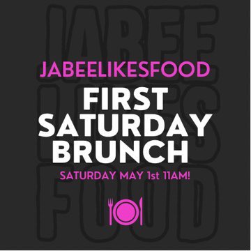 We are Back! First Saturday Brunch is tomorrow!!! Who’s coming ???