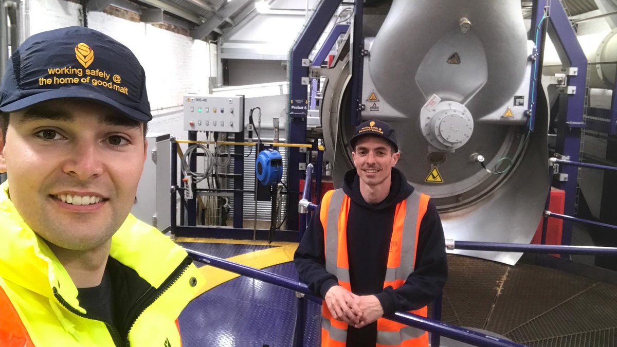 Nice to get down to Tivetshall site during the week... it’s been a while!

Filmed an Instagram takeover for US distributor <a href="/BSGCraftBrewing/">BSG CraftBrewing</a> in the Roast House, showing how crystal and roasted malts are made.

Check it out throughout the evening ➡️ <a href="/bsgcraft/">hadi tirta raharjo</a>