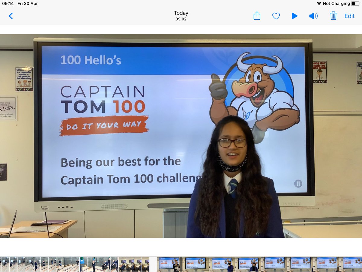 HighfieldLA's tweet photo. Here at Highfield we educate our young people about the importance of respecting all. We celebrate diversity and hope. As part of our #CaptainTom100 our Year 8s are saying hello in 100 languages. Can't wait to share the video next week #BeFriendly #BeRespecful #BeOpenminded https://t.co/g2if0OnPlO