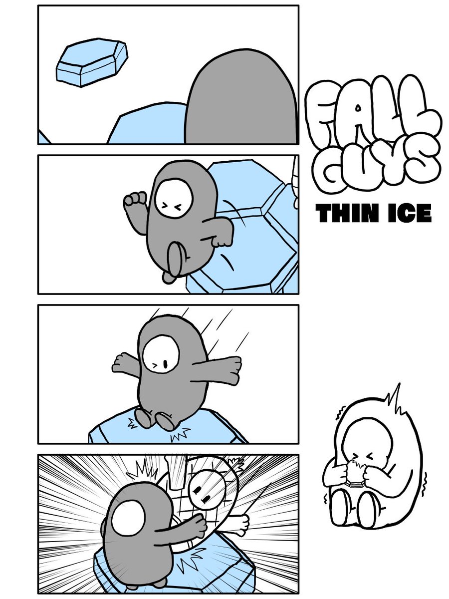 THIN ICE
#FallGuys  #fallguysart 
惰性で蹴られる 