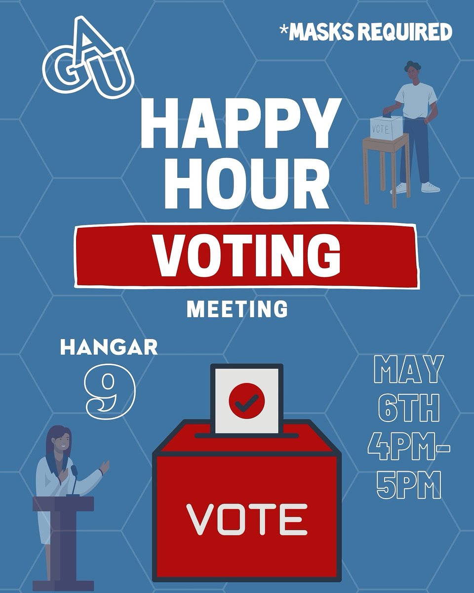 LAST CALL for nominations for 2021-2022 Officers!
Deadline is May 1st!!!

If you are interested in being nominated please contact Madelyn Fox DeFago at: membership.gau.siuc@gmail.com to have your name included on the ballot!

For more details: fb.me/e/1guThQtcF