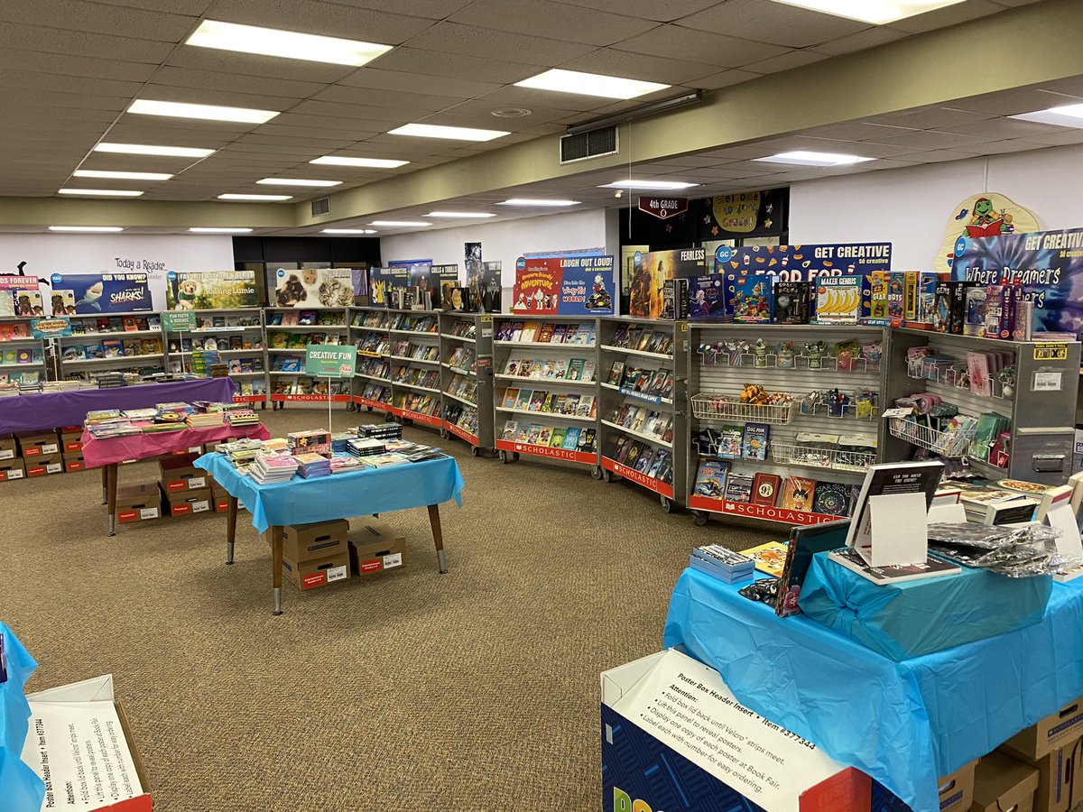 les_dsc's tweet photo. Book Fair starts Monday!! https://t.co/r6OS8BLzz7