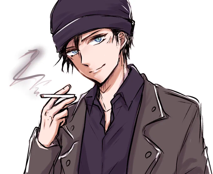 職場の可愛いおきにいりの女の子が異動しました。泣きました彼女の推しの赤井さんをプレゼントしました。もどってきて。#赤井秀一 