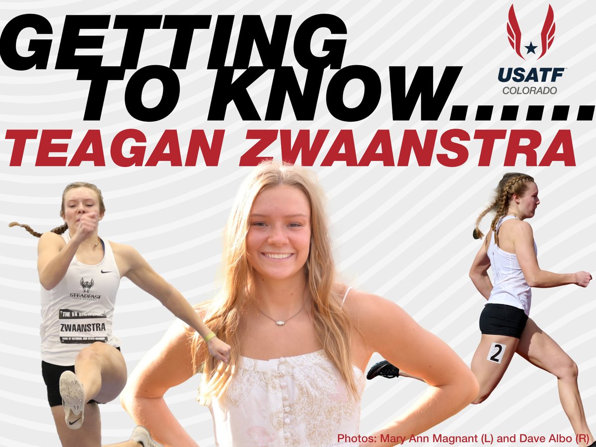 It is time to GET TO KNOW......TEAGAN ZWAANSTRA

Find out why she chose Stanford, her most memorable high school achievements and what she and father do every weekend together. 
colorado.usatf.org/news/getting-t…
