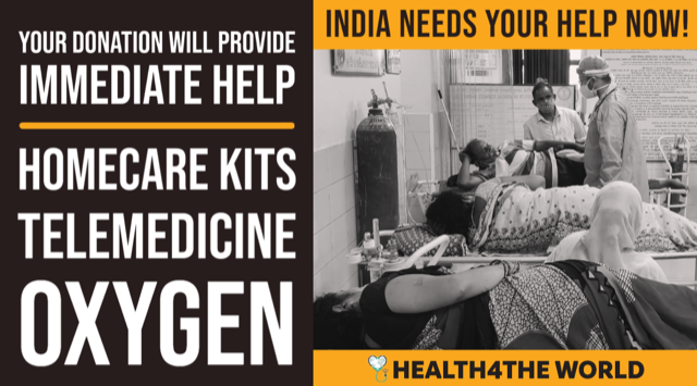 Every dollar you donate to our #India #COVID Aid fundraiser goes directly to support our frontline partners in India. The COVID-19 situation in India in dire, please consider donating at: buff.ly/3xCJ47V

<a href="/H4TW_AIIMS/">Health4TheWorld AIIMS</a> 

#IndiaNeedsOxygen #IndiaFightsCOVID19