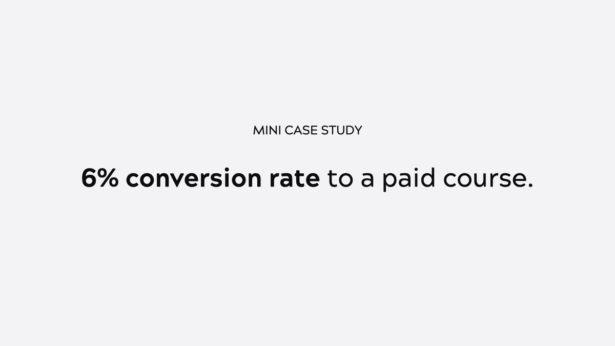 A mini case study. As a Twitter thread. For course creators & consultants.6% conversion rate on a paid course from organic search engine visitors >> to a blog post >> to a free email sequence (hosted on  @ConvertKit) and private audio feed (hosted with  @helloaudiofm).