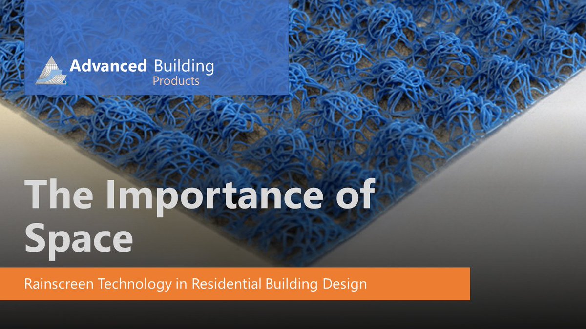 If you're interested in learning more about rainscreen products, please email training@abp-1.com to schedule a time with our President Keith Lolley to hear our latest presentation "The Importance of Space: Rainscreen Technology in Residential Building Design."