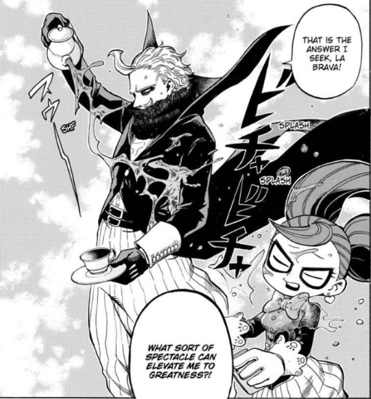 To further drive this point home, we have the introduction of Gentle and La Brava, two of the most unique villains that MHA has seen. We are introduced to somebody who isn't downright evil. We are shown ordinary people, and how they suffer from hero society.