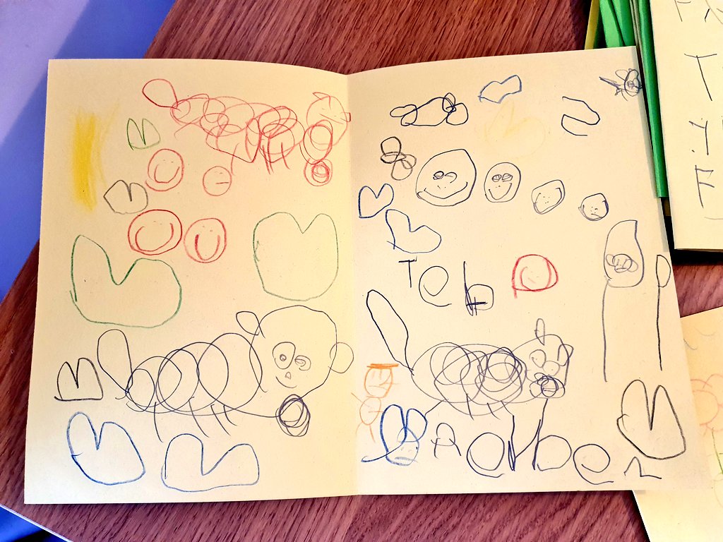 Today Teddy received a card from each of our lovely Reception Robins!  @Windridge_HMCS  #HappyBirthdayTeddy #WeAreKind